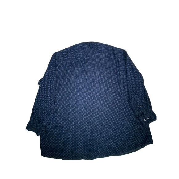 JP 1880 JOHANN POPKEN Baumwolle Blue Western Shirt BIG AND TALL - Picture 6 of 9